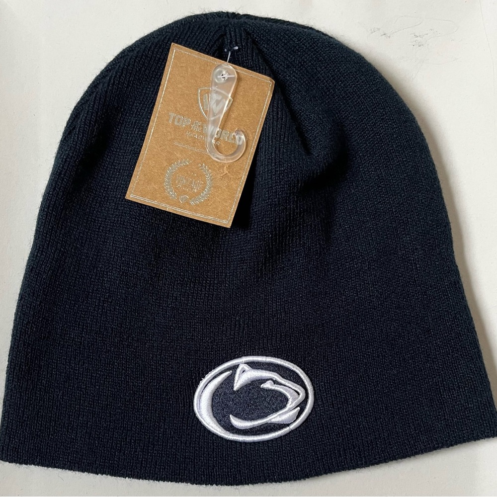 Top of the World Penn State Nittany Lions Knit Beanie Hat Navy NWT